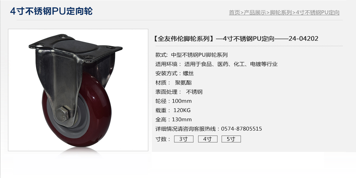 4寸不锈钢PU定向轮1.jpg